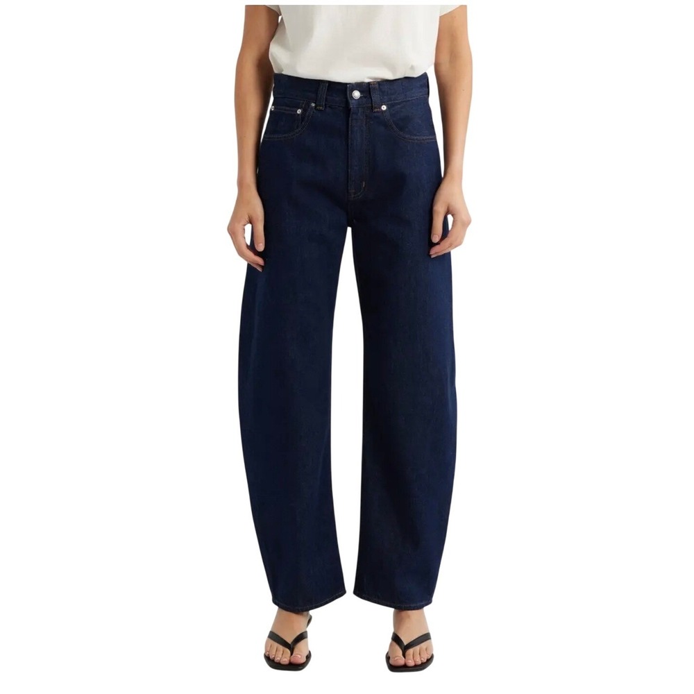 Madewell Dark Indigo Wide-Leg Jeans